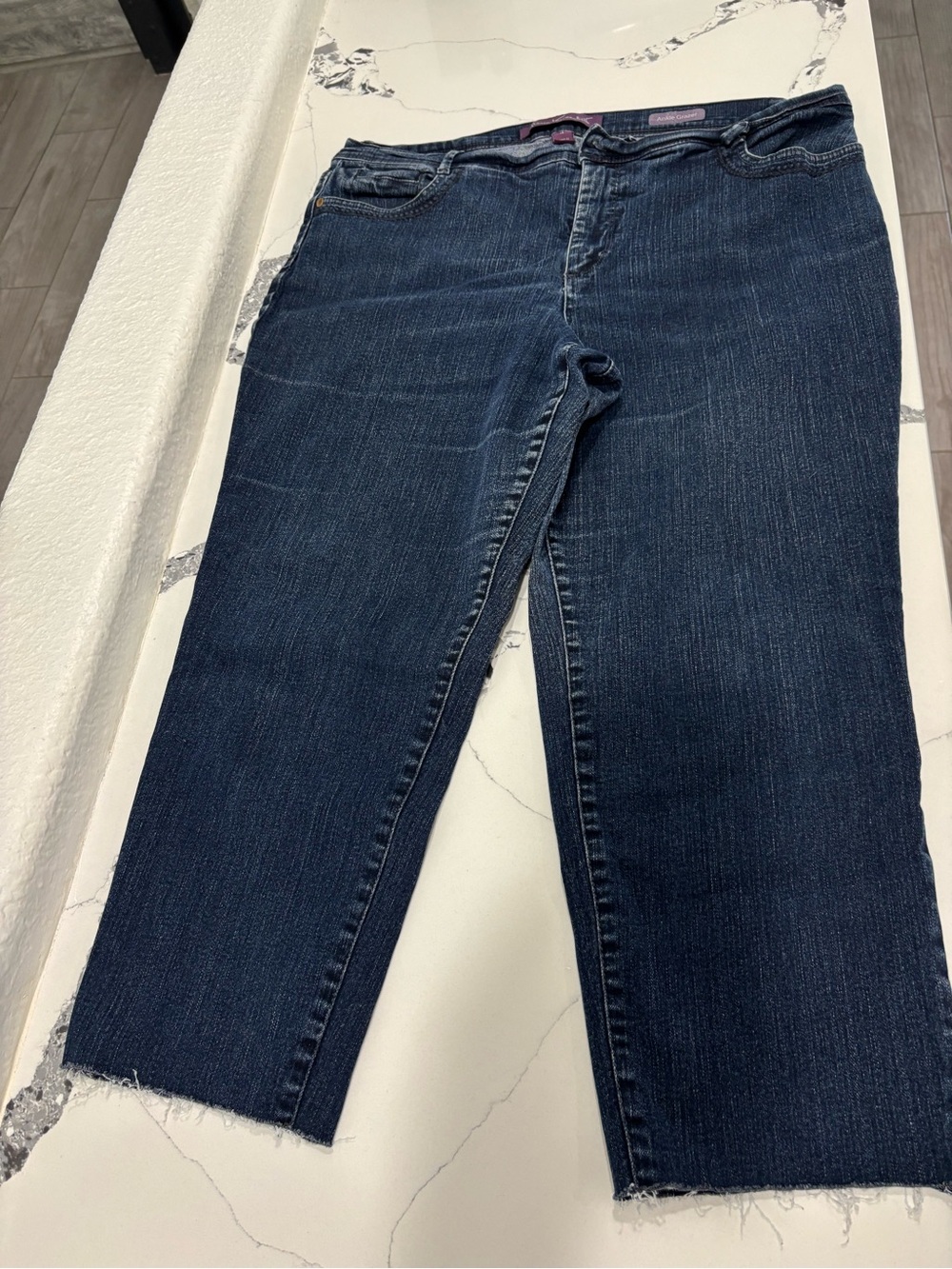 Gloria Vanderbilt Dark Indigo Straight-Leg Jeans